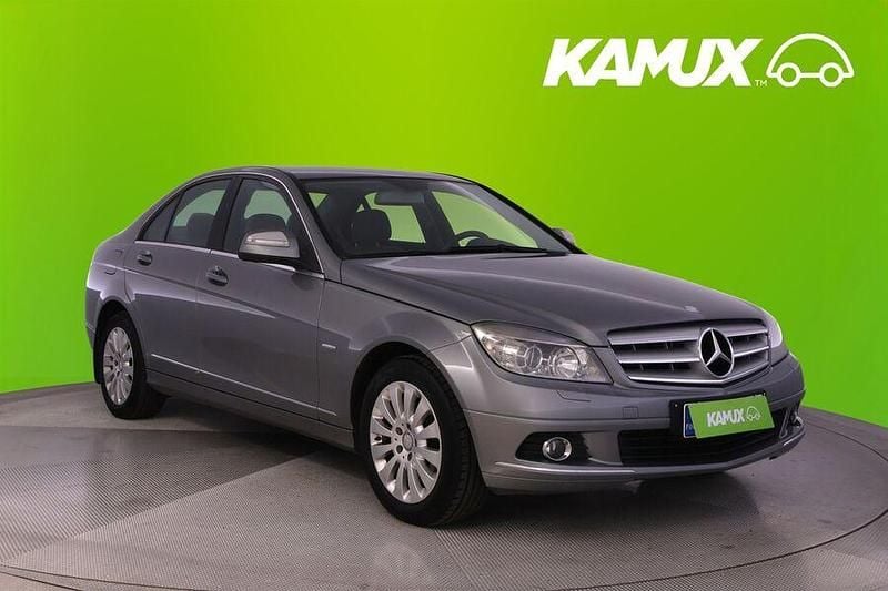 Hopea / harmaa Käytetty 2008 Mercedes C200 Business Sedan | 6 750 € (Perustarjous) - Kuva 1/3