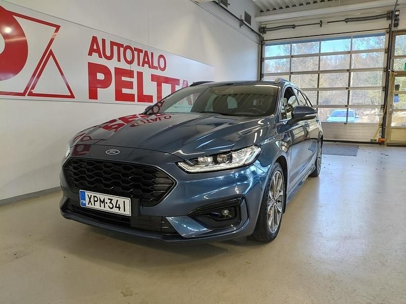 Sininen Käytetty 2021 Ford Mondeo ST-Line Farmari | 26 890 € (Kallis) - Kuva 1/4