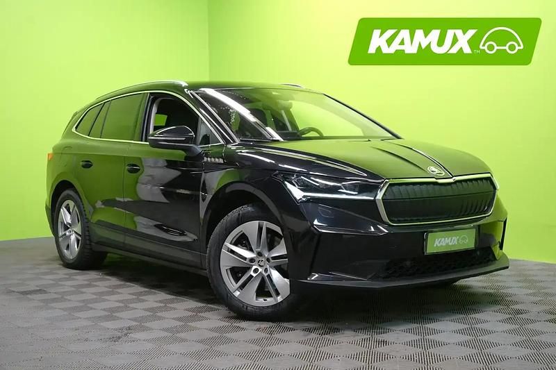 Musta Käytetty 2022 Skoda Enyaq iV Loft Katumaasturi | 29 870 € (Perustarjous) - Kuva 1/4