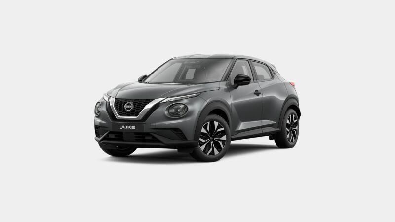 Harmaa Uusi 2025 Nissan Juke Acenta Katumaasturi | 28 613 € (Hieman kallis) - Kuva 1/4