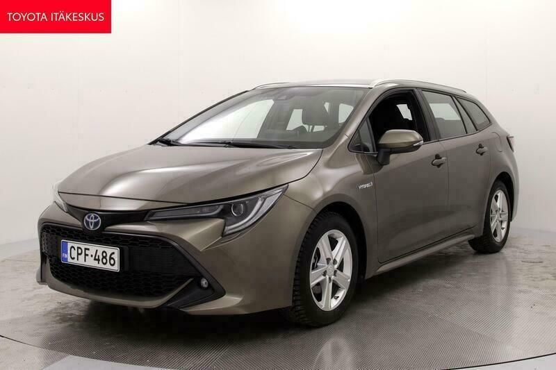 Ruskea (beige) Käytetty 2021 Toyota Corolla Active Farmari | 22 490 € (Hyvä tarjous) - Kuva 1/4