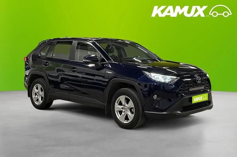 Käytetty Toyota RAV4 Hybrid Active 222 HP (163 kW) 2021 Sininen Katumaasturi