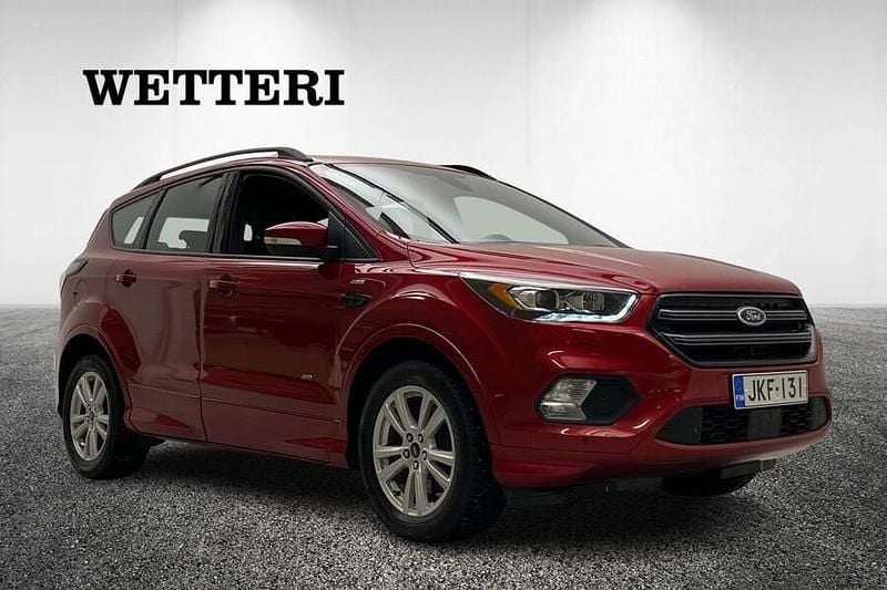 Punainen Käytetty 2017 Ford Kuga ST-Line Katumaasturi | 17 400 € (Perustarjous) - Kuva 1/4