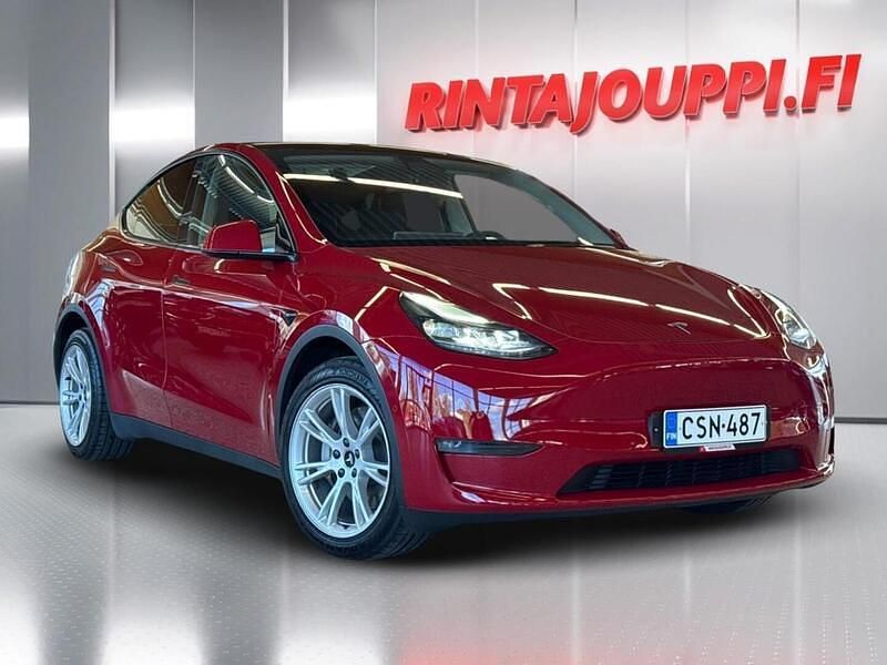 Punainen Käytetty 2021 Tesla Model Y Katumaasturi | 35 500 € (Hieman kallis) - Kuva 1/3