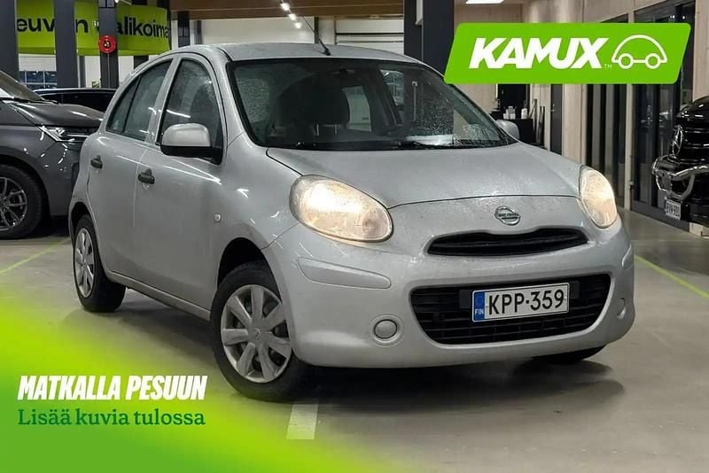 Hopea / harmaa Käytetty 2011 Nissan Micra Visia Sedan | 4 490 € (Perustarjous) - Kuva 1/4