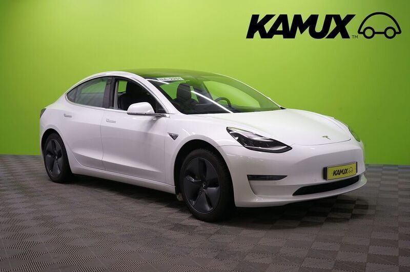 Punainen Käytetty 2019 Tesla Model 3 Long Range Sedan | 37 370 € - Kuva 1/3