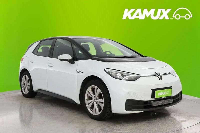 Valkoinen Käytetty 2021 VW ID.3 Pro Performance Viistoperä | 17 190 € (Perustarjous) - Kuva 1/4