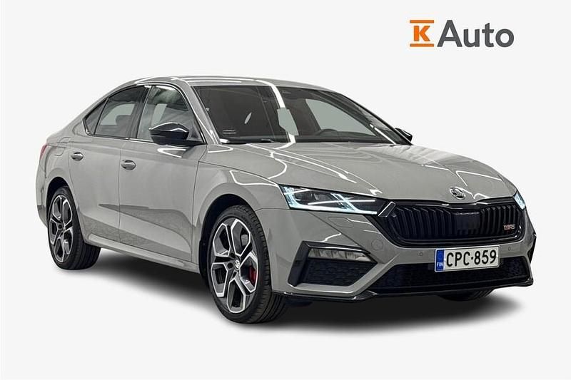 Harmaa Käytetty 2021 Skoda Octavia RS Sedan | 27 900 € (Kallis) - Kuva 1/4