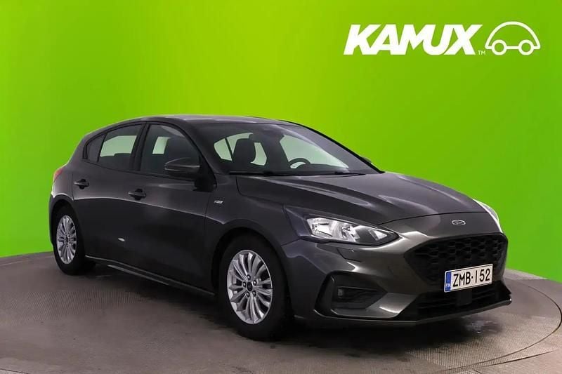 Käytetty Ford Focus ST-Line 125 HP (91 kW) 2019 Hopea / harmaa Sedan