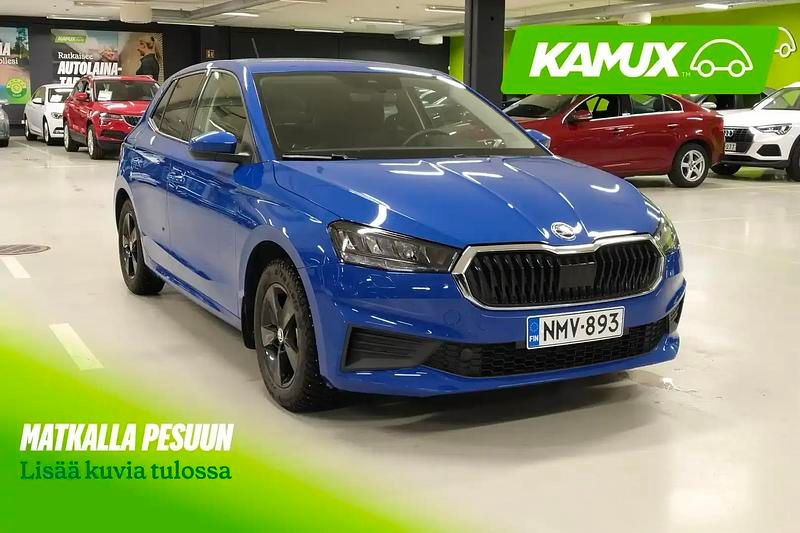 Sininen Käytetty 2022 Skoda Fabia Ambition Viistoperä | 15 450 € (Perustarjous) - Kuva 1/4
