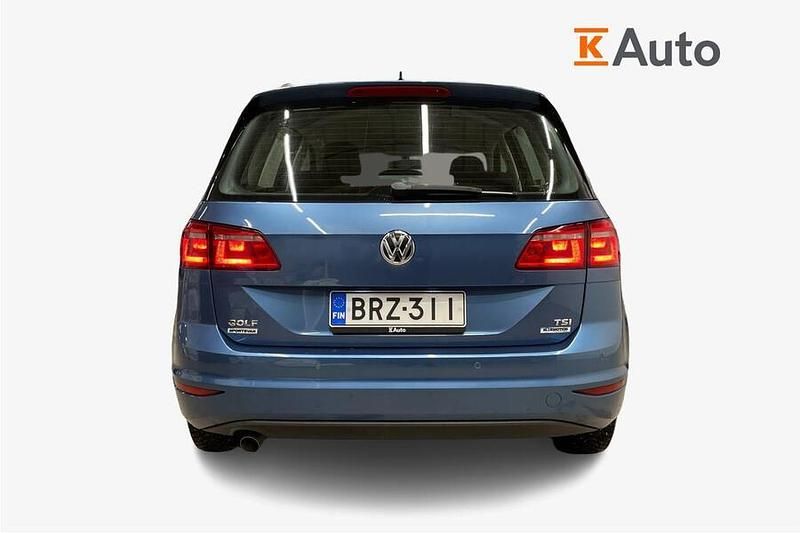 Käytetty VW Golf Sportsvan Comfortline 110 HP (80 kW) 2014 Sininen Tila-auto