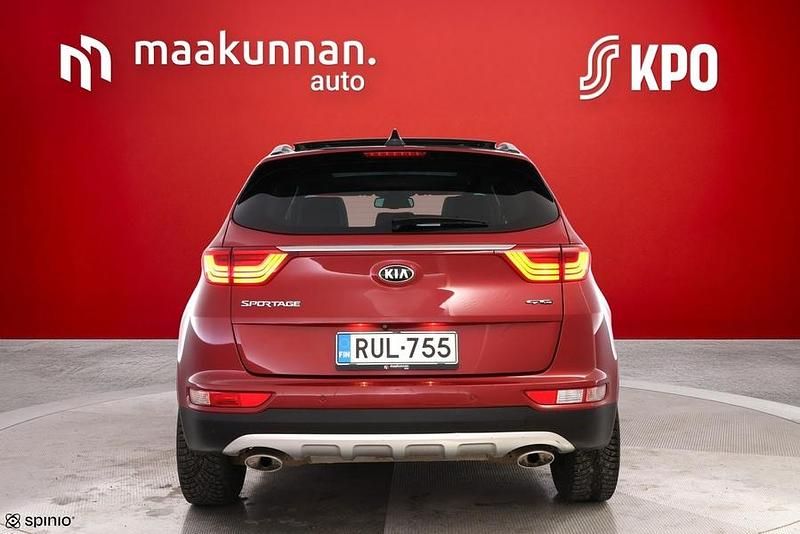 Käytetty Kia Sportage GT-Line 185 HP (136 kW) 2016 Punainen Katumaasturi