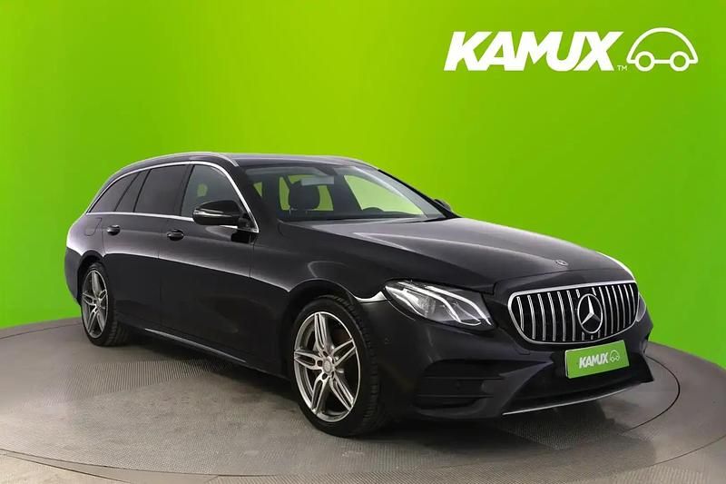Käytetty Mercedes E220 Business 194 HP (142 kW) 2017 Musta Farmari