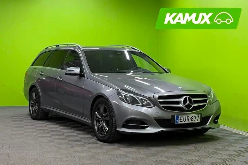 Hopea / harmaa Käytetty 2015 Mercedes E350 Business Farmari | 18 380 € (Hyvä tarjous) - Kuva 1/4
