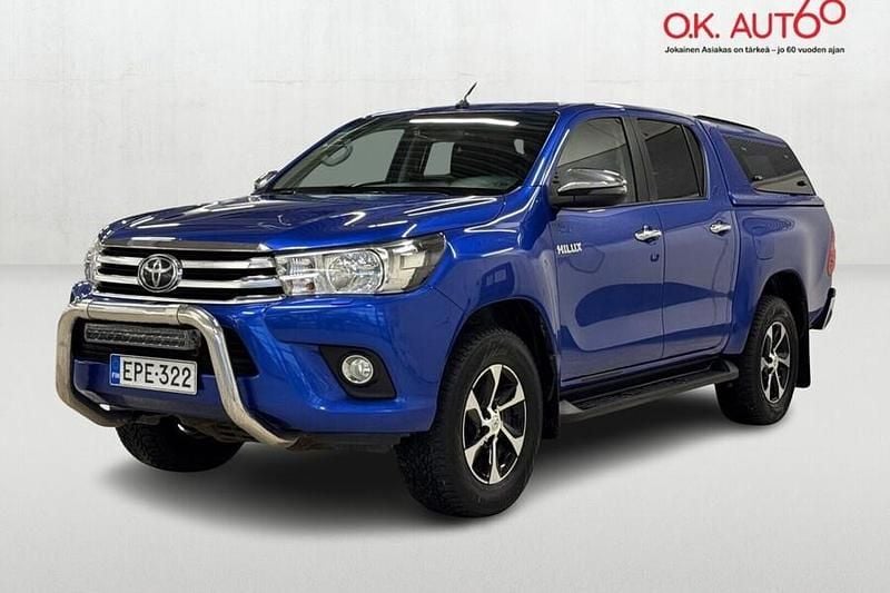 Käytetty Toyota HiLux Active 150 HP (110 kW) 2018 Sininen Nouto
