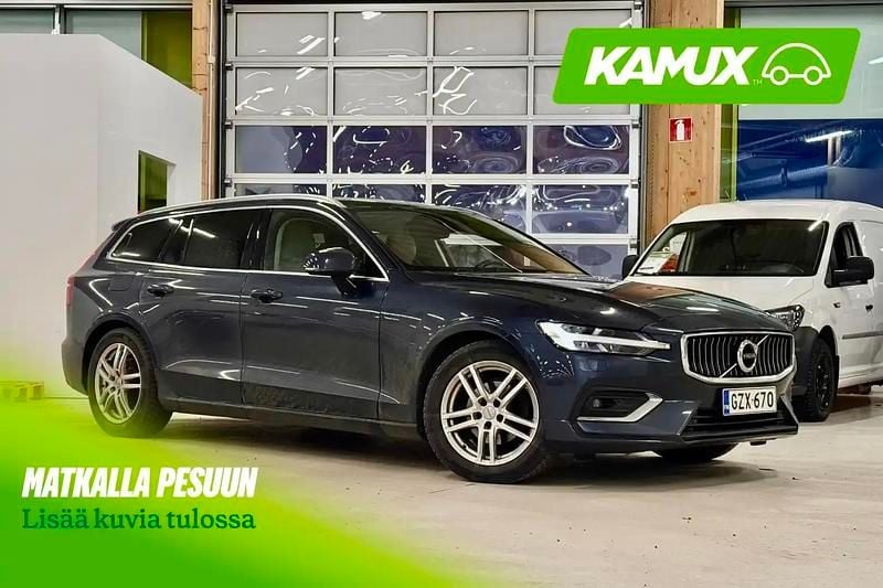 Sininen Käytetty 2021 Volvo V60 Business Edition Farmari | 31 900 € (Kallis) - Kuva 1/4