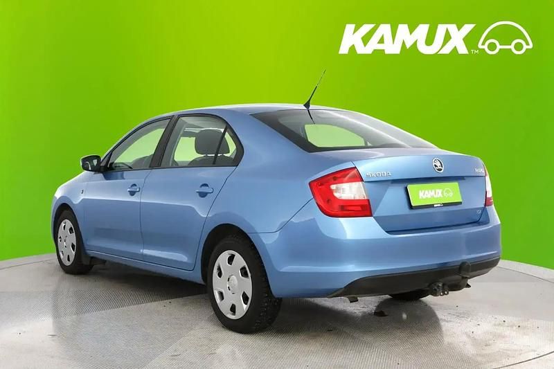 Käytetty Skoda Rapid Ambition 86 HP (63 kW) 2013 Sininen Viistoperä
