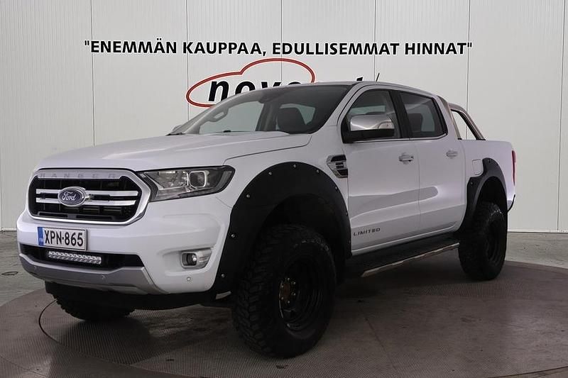 Valkoinen Käytetty 2021 Ford Ranger Limited Nouto | 33 970 € (Hyvä tarjous) - Kuva 1/3