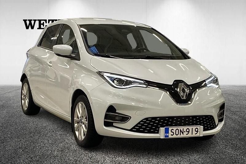 Valkoinen Käytetty 2020 Renault Zoe Intens Viistoperä | 13 900 € (Perustarjous) - Kuva 1/4