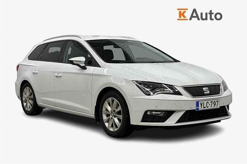 Käytetty Seat Leon ST Business 116 HP (85 kW) 2019 Valkoinen Farmari