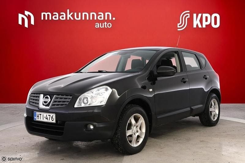 Käytetty Nissan Qashqai Acenta 114 HP (83 kW) 2008 Musta Katumaasturi