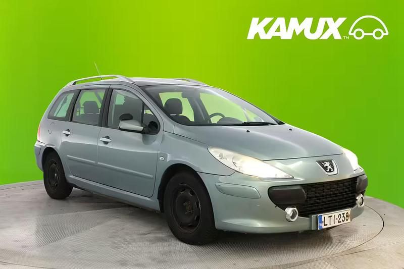 Hopea / harmaa Käytetty 2006 Peugeot 307 Farmari | 990 € (Perustarjous) - Kuva 1/4