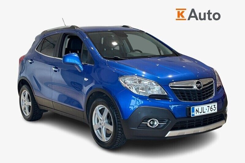 Sininen Käytetty 2014 Opel Mokka Cosmo Katumaasturi | 6 890 € (Hyvä tarjous) - Kuva 1/4