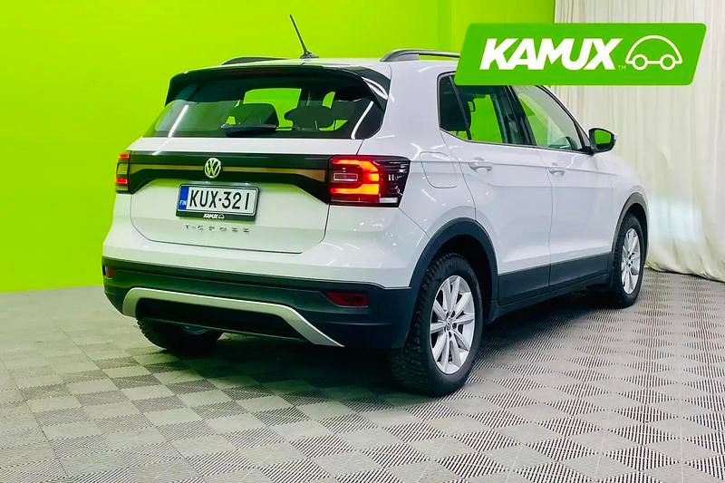 Käytetty VW T-Cross 95 HP (69 kW) 2019 Valkoinen Katumaasturi