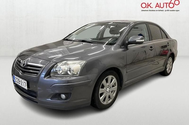 Harmaa Käytetty 2008 Toyota Avensis Sol Sedan | 7 900 € (Perustarjous) - Kuva 1/4