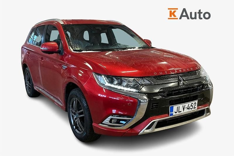 Käytetty Mitsubishi Outlander P-HEV 133 HP (97 kW) 2019 Punainen Katumaasturi