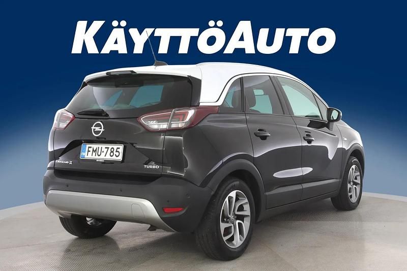 Käytetty Opel Crossland X Innovation 110 HP (80 kW) 2017 Musta Katumaasturi