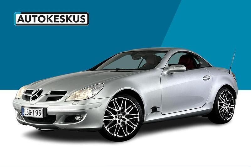Harmaa Käytetty 2004 Mercedes SLK200 Avoauto | 13 290 € - Kuva 1/3
