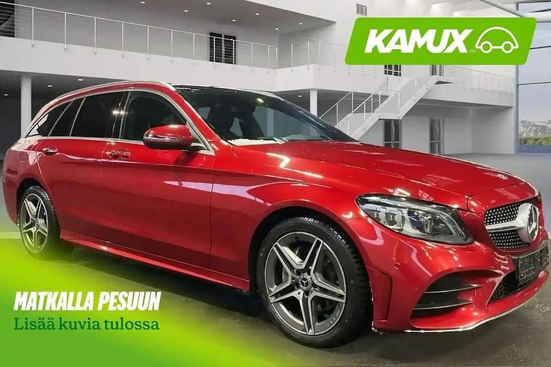 Käytetty Mercedes C220 AMG line 194 HP (142 kW) 2020 Punainen Farmari