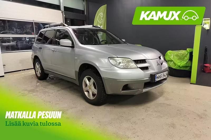 Käytetty Mitsubishi Outlander 136 HP (100 kW) 2007 Hopea / harmaa Katumaasturi