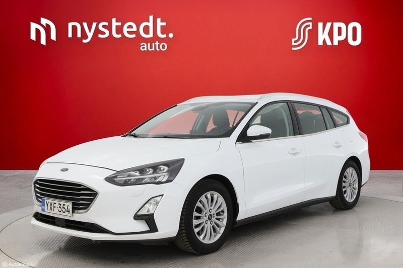 Valkoinen Käytetty 2020 Ford Focus Titanium Farmari | 13 850 € (Perustarjous) - Kuva 1/4