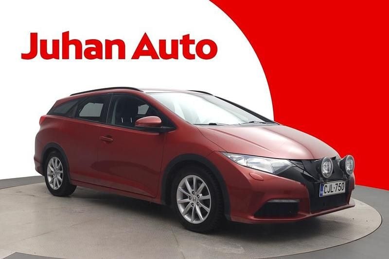 Punainen Käytetty 2015 Honda Civic Comfort Farmari | 7 690 € (Hieman kallis) - Kuva 1/4