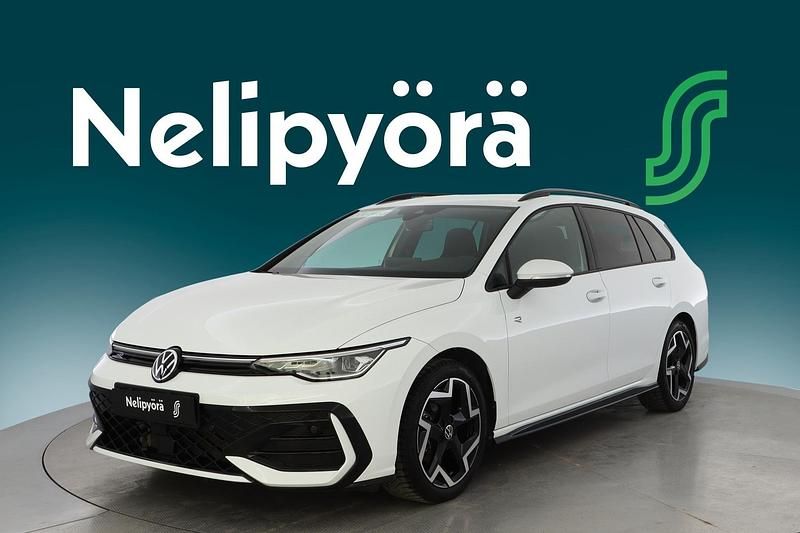Valkoinen Käytetty 2024 VW Golf VIII R-line Farmari | 33 990 € (Perustarjous) - Kuva 1/2