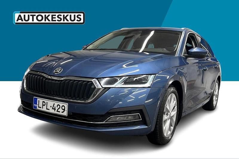 Sininen Käytetty 2021 Skoda Octavia Style Farmari | 13 390 € (Hyvä tarjous) - Kuva 1/2