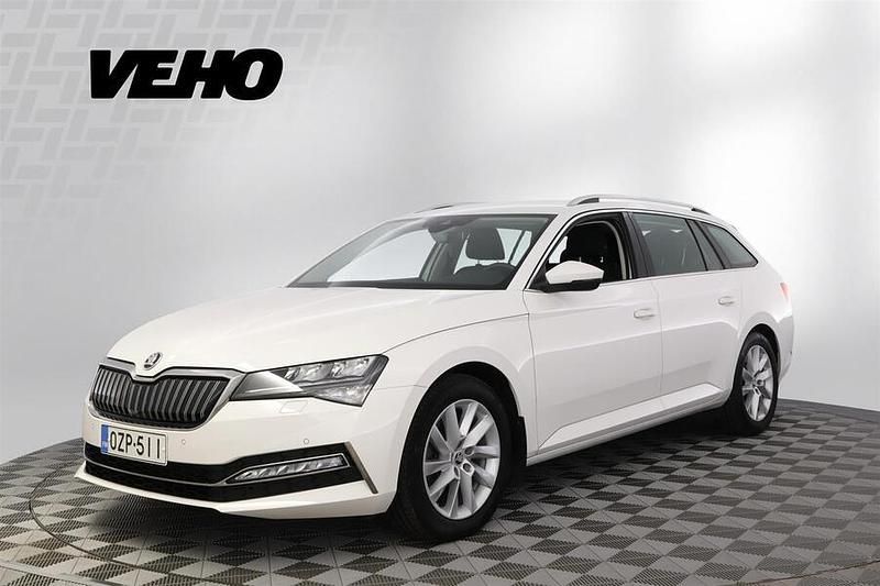 Valkoinen Käytetty 2020 Skoda Superb Ambition Farmari | 22 900 € (Hyvä tarjous) - Kuva 1/4