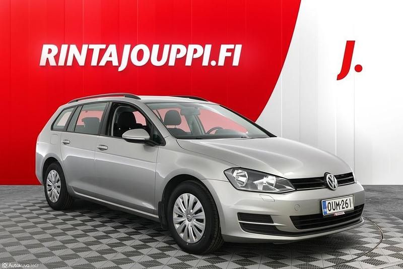 Harmaa Käytetty 2014 VW Golf VII Trendline Farmari | 6 280 € (Supertarjous) - Kuva 1/3