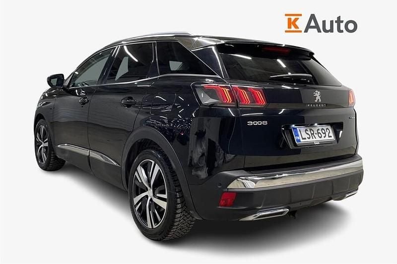 Käytetty Peugeot 3008 Allure 299 HP (219 kW) 2021 Musta Katumaasturi