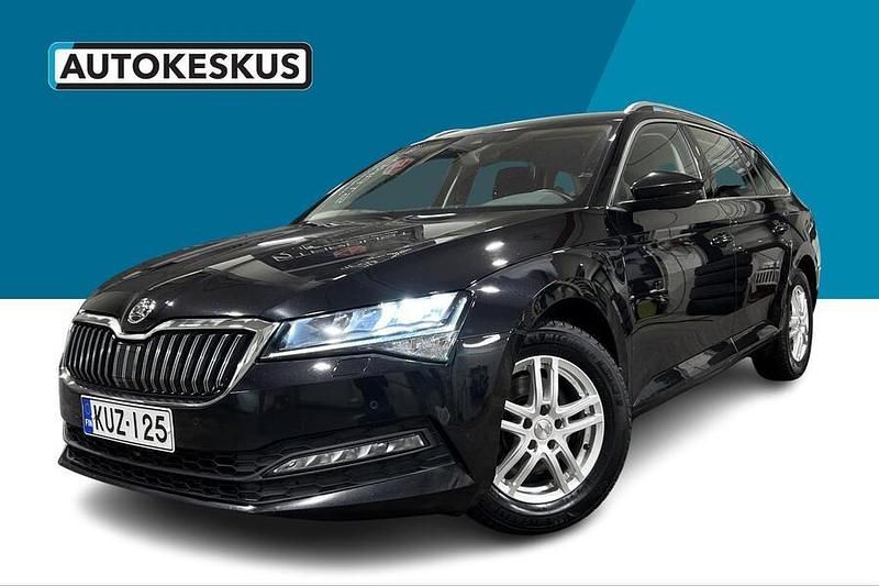 Musta Käytetty 2023 Skoda Superb Business Line Farmari | 26 690 € (Hyvä tarjous) - Kuva 1/2