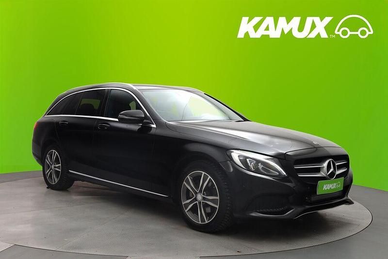 Musta Käytetty 2016 Mercedes C220 Business Farmari | 14 980 € (Hyvä tarjous) - Kuva 1/3