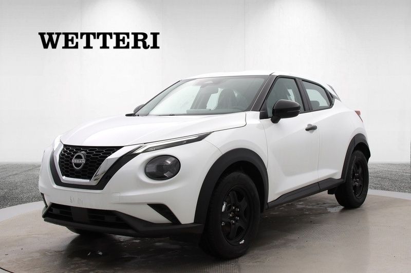 Valkoinen Uusi 2025 Nissan Juke Acenta Katumaasturi | 28 600 € (Perustarjous) - Kuva 1/4
