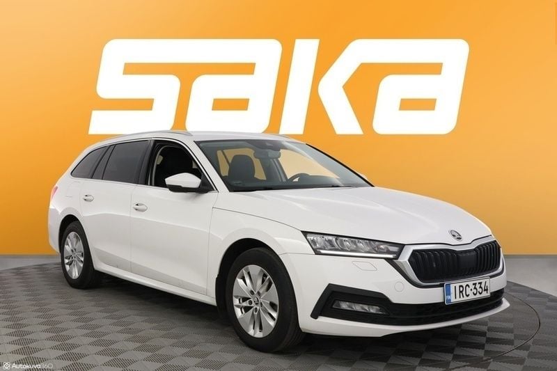 Valkoinen Käytetty 2022 Skoda Octavia G-TEC Ambition Farmari | 20 680 € (Perustarjous) - Kuva 1/3