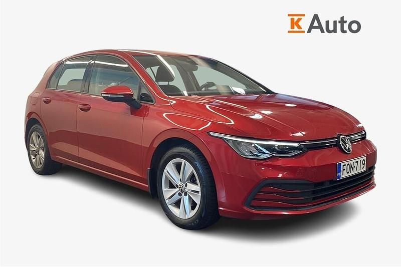 Punainen Käytetty 2021 VW Golf VIII Viistoperä | 18 500 € (Perustarjous) - Kuva 1/3
