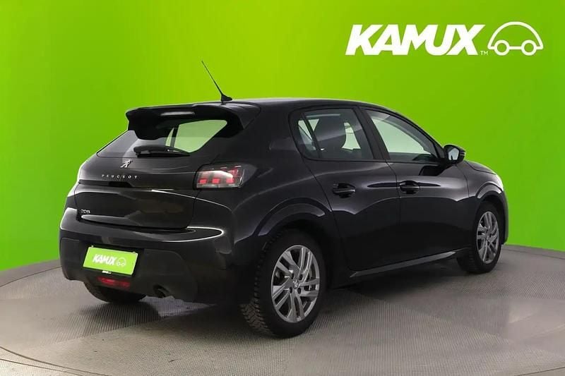 Käytetty Peugeot 208 Active 101 HP (74 kW) 2022 Musta Viistoperä