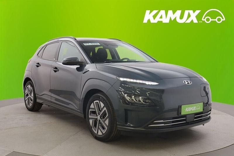 Sininen Käytetty 2021 Hyundai Kona Comfort Katumaasturi | 21 900 € (Perustarjous) - Kuva 1/3
