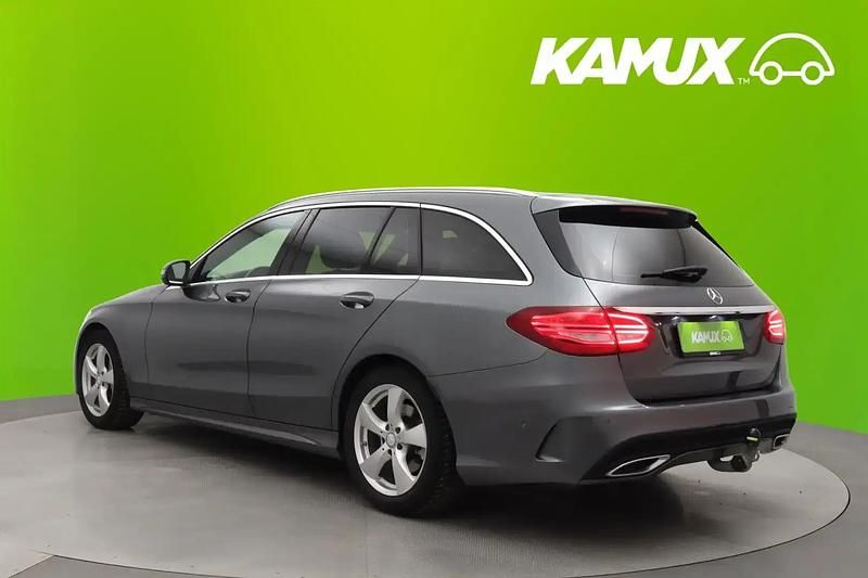 Käytetty Mercedes C220 Premium 170 HP (125 kW) 2016 Hopea / harmaa Farmari