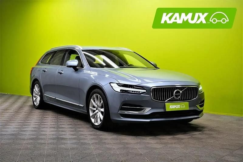 Sininen Käytetty 2018 Volvo V90 Inscription Farmari | 21 980 € (Hyvä tarjous) - Kuva 1/4